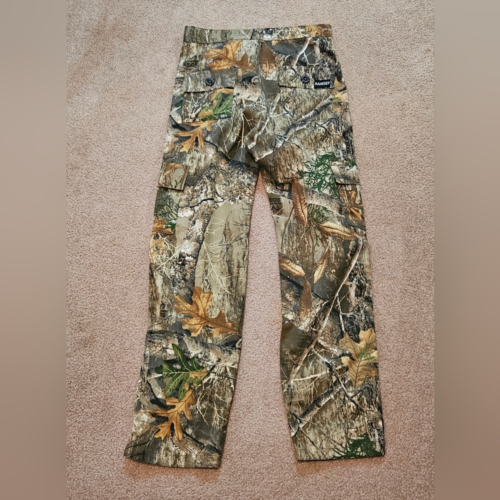 RZ Outdoors Youth Boys Ranger 6 Pocket Camo Expedition Pants - 12, Real Tree - Picture 5 of 7